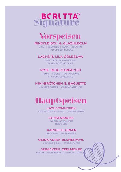 Borutta™ Signature - Vorspeisen | Hauptspeisen